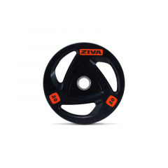 Ziva 25 кг ZIVA ZVO-DCRB-2307 серии ZVO резиновое покрытие из каталога дисков для штанги с посадочным диаметром 50 мм. в Перми по цене 9780 ₽