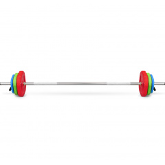 Bronze Gym Бодипамп (гриф, весовые диски 2X1,25КГ, 2X2, 5КГ, 2X5КГ, ПАРА ЗАМКОВ) из каталога штанг в Перми по цене 10700 ₽