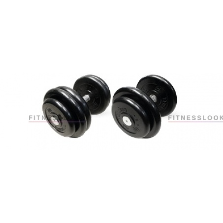 Обрезиненная гантель MB Barbell Tight Set 36 кг