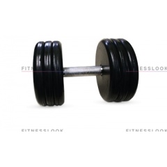 MB Barbell классик - 30 кг из каталога обрезиненных гантелей в Перми по цене 5865 ₽