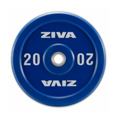Ziva XP Competition Colored Rubber Bumper 20kg из каталога дисков для штанги с посадочным диаметром 50 мм. в Перми по цене 22300 ₽