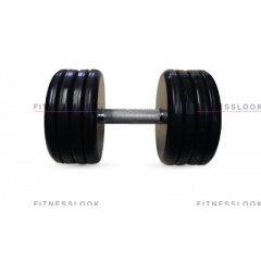 MB Barbell классик - 49 кг из каталога обрезиненных гантелей в Перми по цене 11905 ₽