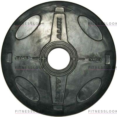 Alex - 50 мм - 5 кг в Перми по цене 2277 ₽ в категории диски (блины) для штанг и гантелей Aerofit