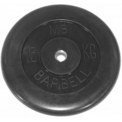 MB Barbell 15 кг металлическая втулка из каталога дисков для штанги с посадочным диаметром 30 мм.  в Перми по цене 6250 ₽