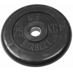 MB Barbell 25 кг металлическая втулка из каталога дисков для штанги с посадочным диаметром 30 мм.  в Перми по цене 10390 ₽