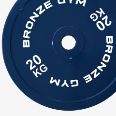 Bronze Gym для пауэрлифтинга синий 20 кг BGPLCL200 из каталога дисков для штанги с посадочным диаметром 50 мм. в Перми по цене 14190 ₽