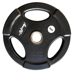 AeroFit AFPLB 15 кг олимпийские обрезиненные диски из каталога  в Перми по цене 10100 ₽