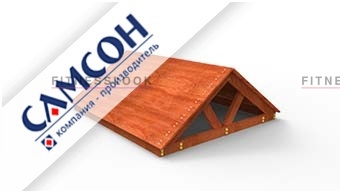 Самсон Крыша деревянная из каталога аксессуаров к игровым комплексам в Перми по цене 8600 ₽