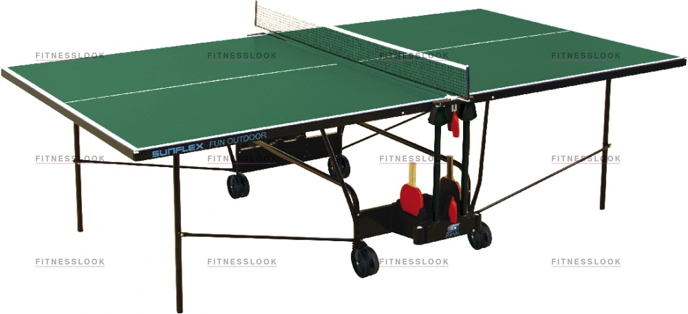 Sunflex Fun Outdoor - зеленый из каталога теннисных столов в Перми по цене 51980 ₽