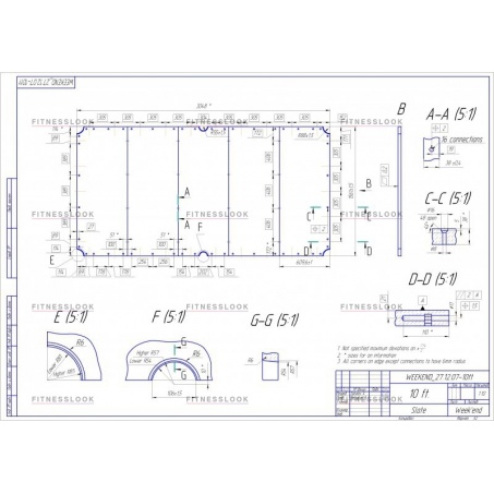 Рендер-1 для Weekend Плита Standard-Quality 10 ф (38 мм, 5-pc)