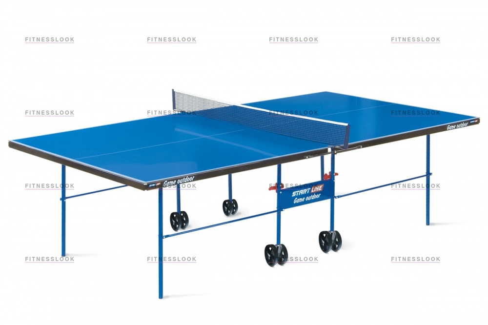 Start Line Game Outdoor с сеткой Синий из каталога влагостойких теннисных столов в Перми по цене 36990 ₽