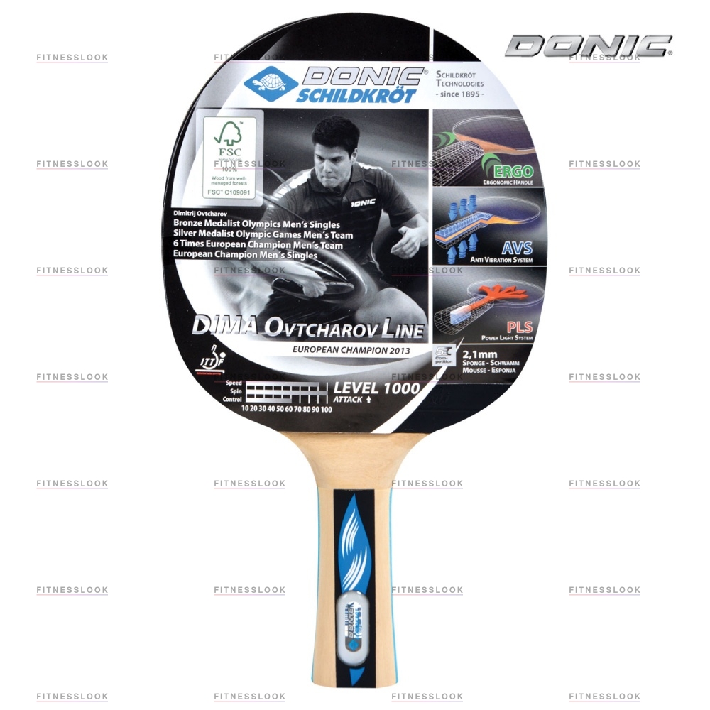 Donic Ovtcharov 1000 из каталога ракеток для настольного тенниса в Перми по цене 3290 ₽