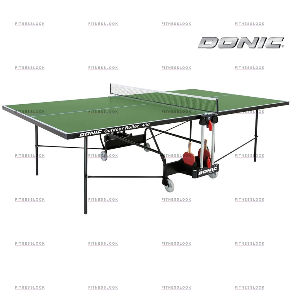 Donic Outdoor Roller 400 - зеленый из каталога теннисных столов в Перми по цене 57990 ₽