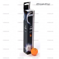 Donic T-One - 6шт. - оранжевые из каталога мячей для настольного тенниса в Перми по цене 600 ₽