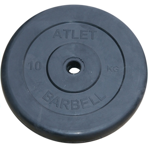 MB Barbell Atlet 50 мм - 10 кг из каталога дисков, грифов, гантелей, штанг в Перми по цене 3690 ₽