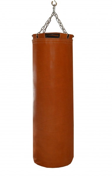 Рокки 80х30 см 25 кг. кожа рыжий из каталога подвесных боксерских мешков и груш в Перми по цене 17820 ₽